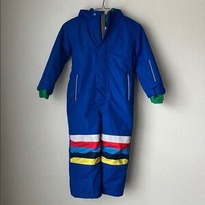 BODEN Blue Dragon 4-5yr Toddler Snowsuit